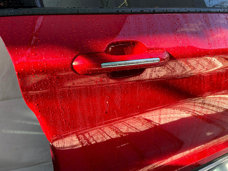 Load image into Gallery viewer, FORD EXPLORER INTERCEPTOR FRONT RIGHT DOOR SHELL ASSEMBLY RED (D4) 20-25 #111107
