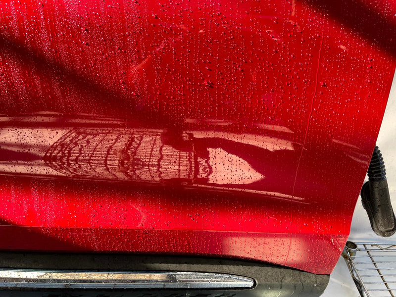 Load image into Gallery viewer, FORD EXPLORER INTERCEPTOR FRONT RIGHT DOOR SHELL ASSEMBLY RED (D4) 20-25 #111107
