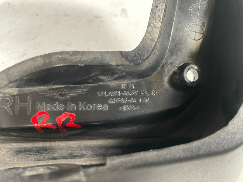 Load image into Gallery viewer, 2022 - 2026 GENESIS G70 REAR RIGHT SIDE MUD FLAP SPLASH SHIELD GUARD # 110954

