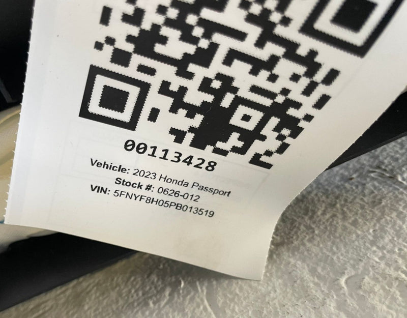 Load image into Gallery viewer, 2019-2025 HONDA PASSPORT FRONT RIGHT PASSENGER SIDE ROOF CURTAIN AIRBAG # 113428
