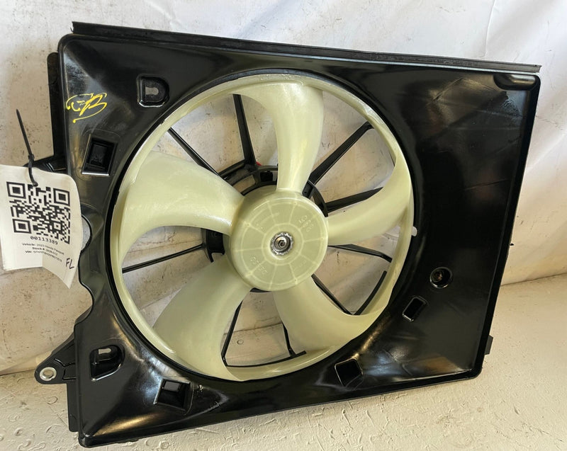 Load image into Gallery viewer, 19-25 HONDA PASSPORT LEFT RADIATOR COOLING FAN SHROUD &amp; BLADE &amp; MOTOR # 113389
