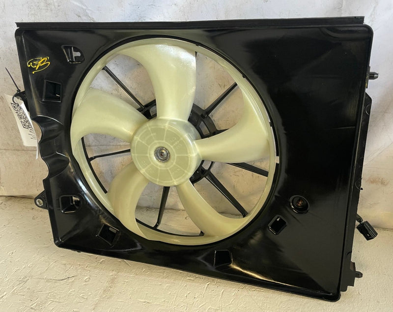 Load image into Gallery viewer, 19-25 HONDA PASSPORT LEFT RADIATOR COOLING FAN SHROUD &amp; BLADE &amp; MOTOR # 113389
