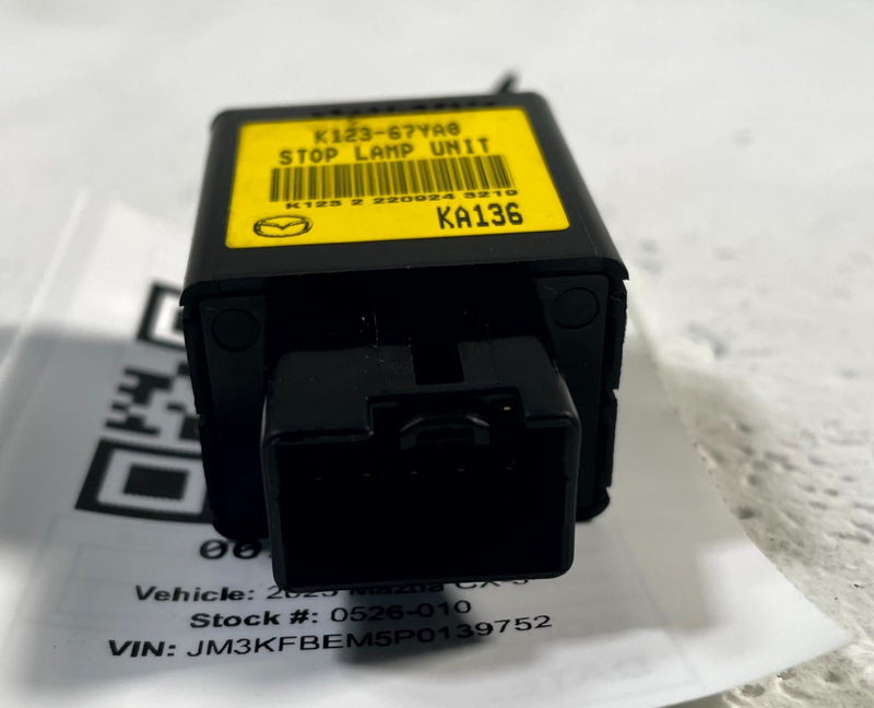Load image into Gallery viewer, 2017-2025 MAZDA CX-5 BRAKE STOP LIGHT LAMP CONTROL UNIT MODULE K12367YA0 #113774
