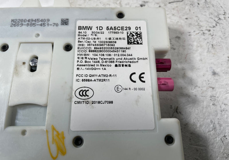 Load image into Gallery viewer, 2022 - 2024 BMW X3 G01TELEMATICS COMMUNICATION CONTROL MODULE #108245
