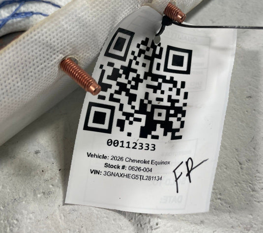 2025 - 2026 CHEVROLET EQUINOX FRONT RIGHT SIDE SEAT AIRBAG AIR BAG 1.5L