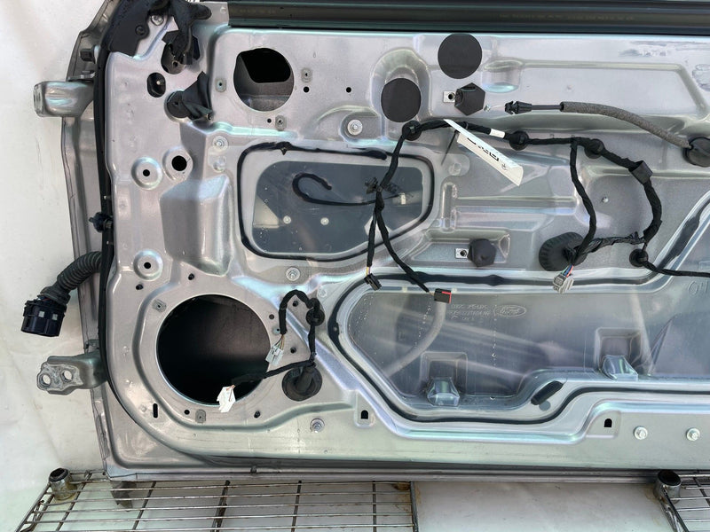 Load image into Gallery viewer, FORD MUSTANG CONVERTIBLE FRONT RIGHT DOOR SHELL ASSEMBLY SILVER JS 15-23 #113571
