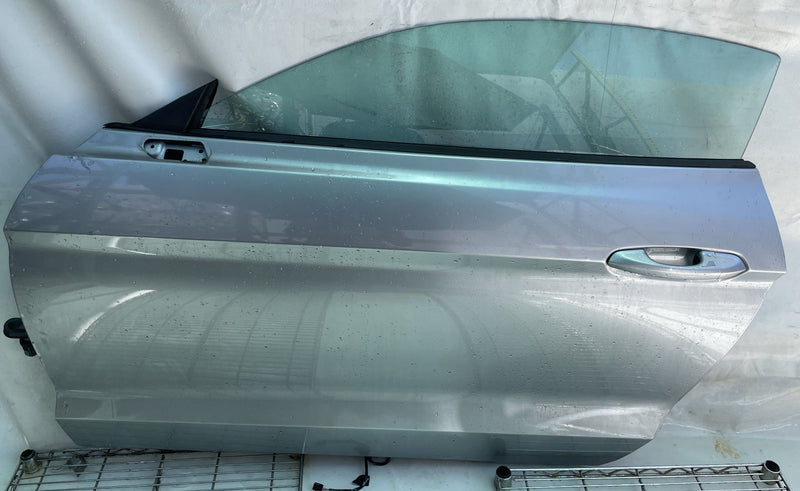Load image into Gallery viewer, FORD MUSTANG CONVERTIBLE FRONT LEFT DOOR SHELL ASSEMBLY SILVER JS 15-23 # 113568
