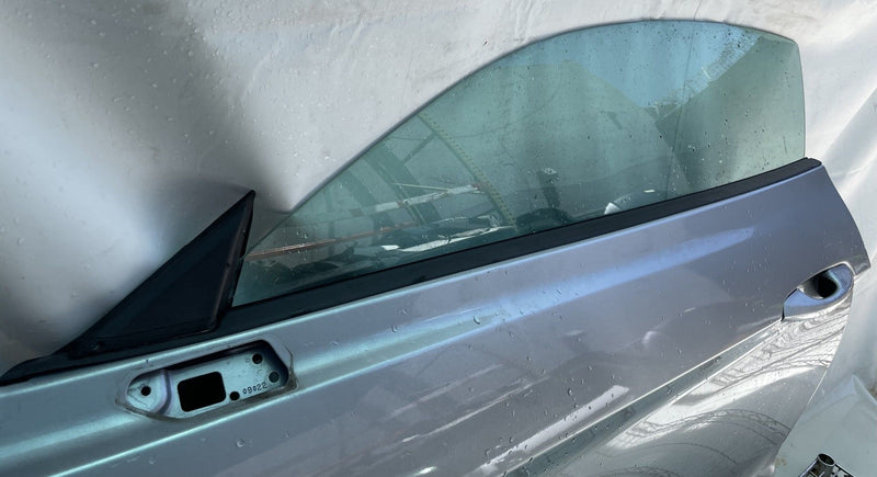 Load image into Gallery viewer, FORD MUSTANG CONVERTIBLE FRONT LEFT DOOR SHELL ASSEMBLY SILVER JS 15-23 # 113568
