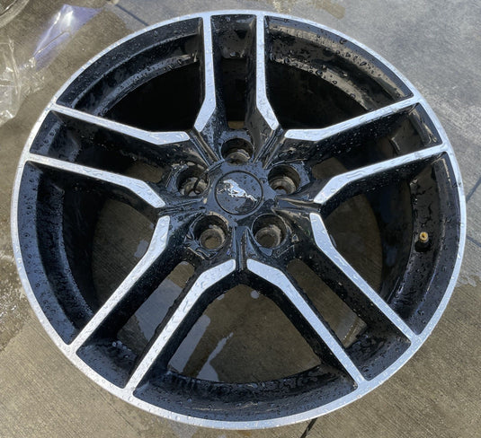 FORD MUSTANG 18x8 10 5 SPLIT SPOKE ALLOY WHEEL RIM W/O TIRE ONLY 1 18-23 #113573