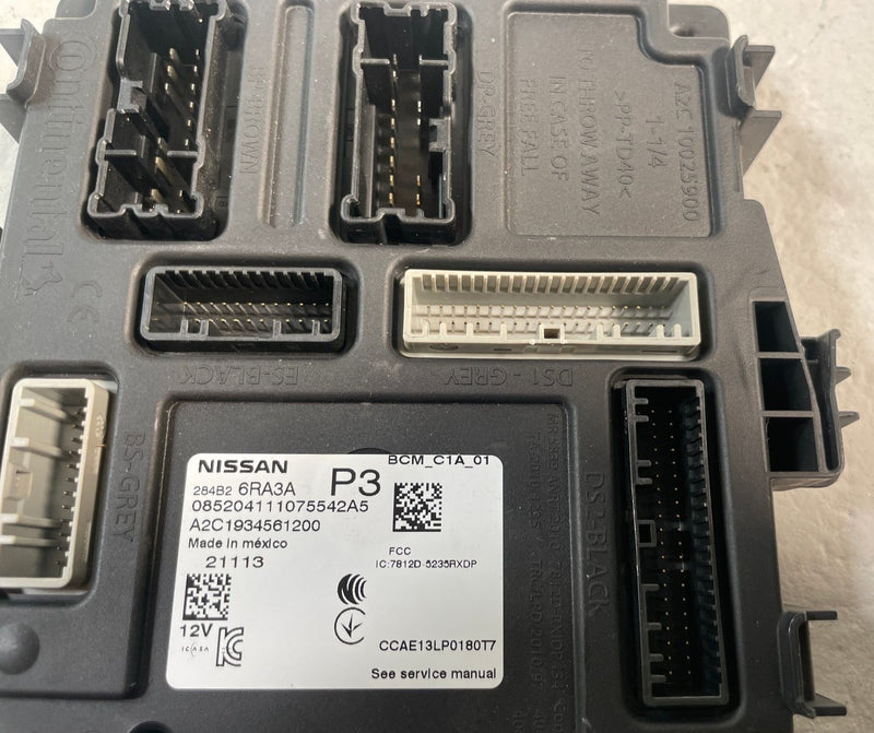Load image into Gallery viewer, 2021 NISSAN ROGUE ENGINE &amp; BODY CONTROL MODULE ECM BCM W/ KEY FOB 2.5L # 106787

