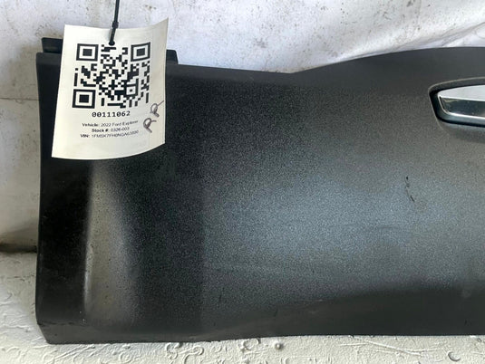 2020-2025 FORD EXPLORER REAR RIGHT SIDE DOOR LOWER MOLDING COVER PANEL