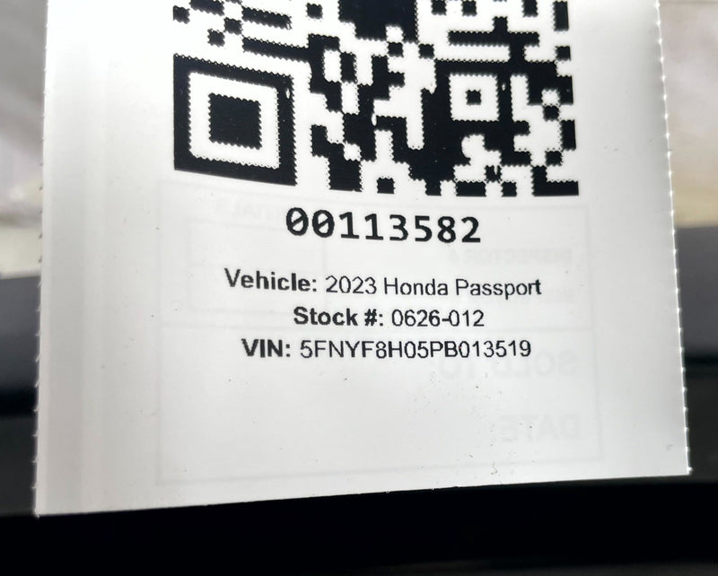 Load image into Gallery viewer, 2019 - 2025 HONDA PASSPORT REAR BUMPER REINFORCEMENT IMPACT BEAM BAR # 113582
