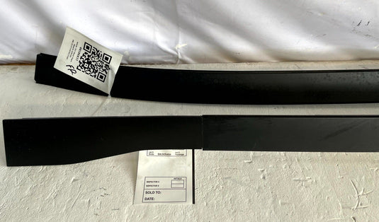 2021-2025 NISSAN ROGUE LEFT & RIGHT SIDE ROOF LUGGAGE RACK RAIL BLACK