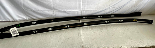 2021-2025 NISSAN ROGUE LEFT & RIGHT SIDE ROOF LUGGAGE RACK RAIL BLACK