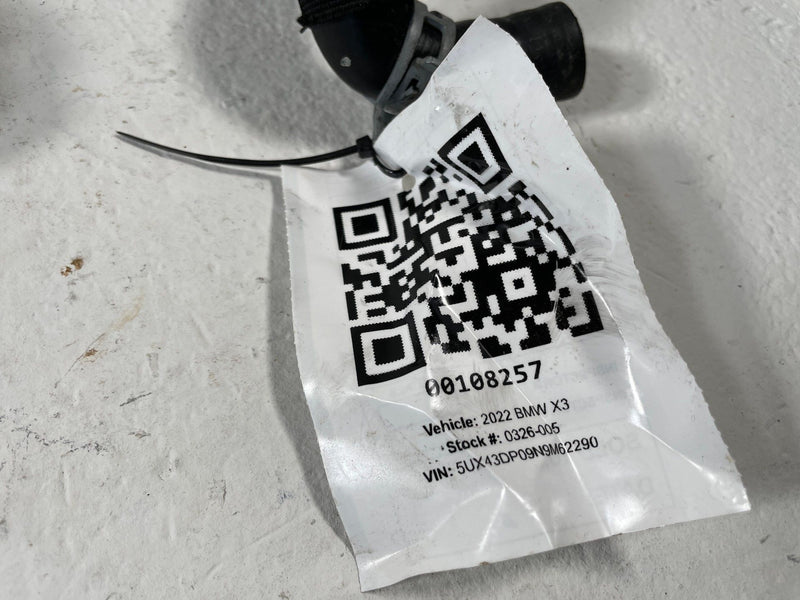 Load image into Gallery viewer, 2020-2025 BMW X3 X4 G01 HVAC HEATER COOLANT WATER OUTLET HOSE TUBE PIPE # 108257

