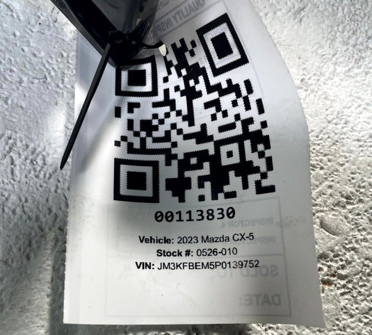 2013 - 2025 MAZDA CX-5 FRONT WINDSHIELD WASHER FLUID RESERVOIR TANK