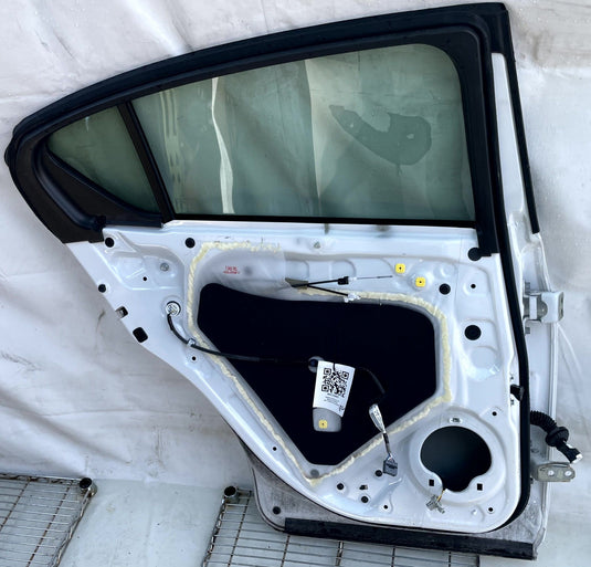 ACURA ILX REAR LEFT DRIVER SIDE DOOR ASSEMBLY WHITE (NH883P) 2016-2022