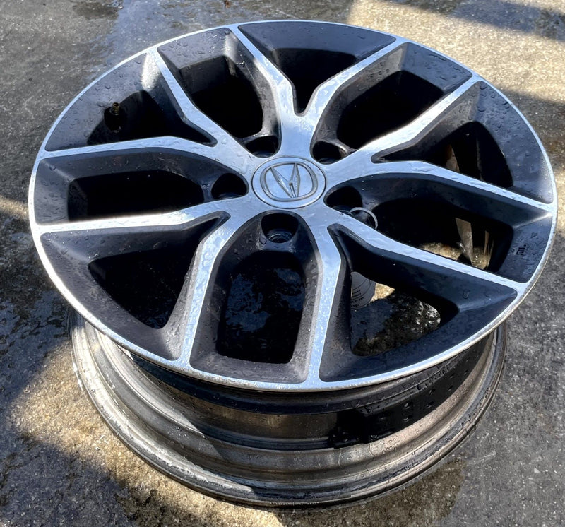Load image into Gallery viewer, ACURA ILX 17X7J 5 Y SPOKE MACHINED FACE SILVER ALLOY WHEEL RIM 2019-2022 #113693

