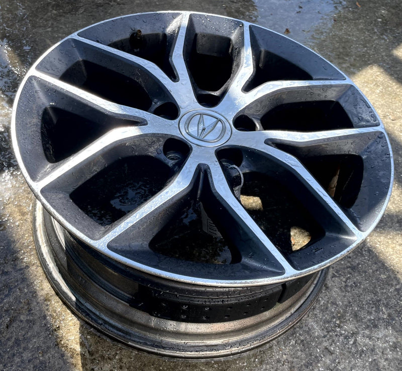 Load image into Gallery viewer, ACURA ILX 17X7J 5 Y SPOKE MACHINED FACE SILVER ALLOY WHEEL RIM 2019-2022 #113693
