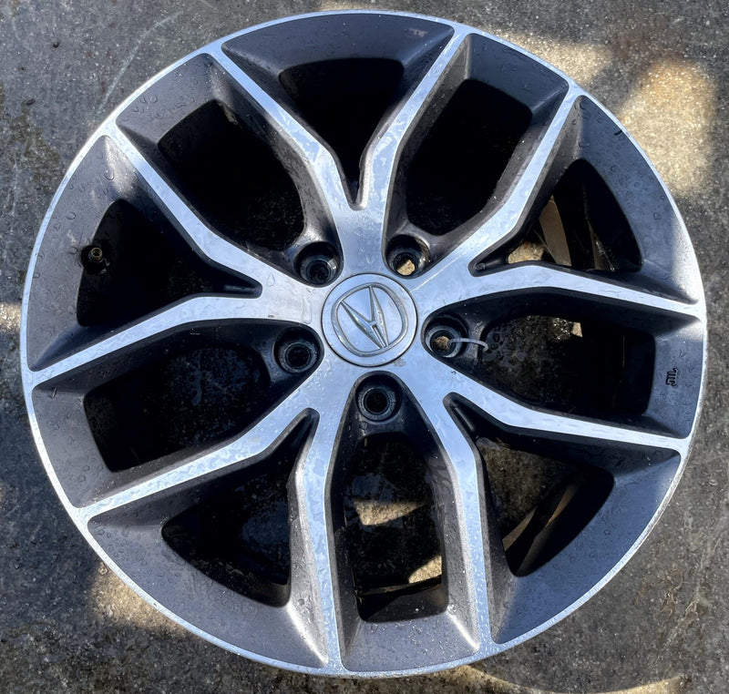 Load image into Gallery viewer, ACURA ILX 17X7J 5 Y SPOKE MACHINED FACE SILVER ALLOY WHEEL RIM 2019-2022 #113693
