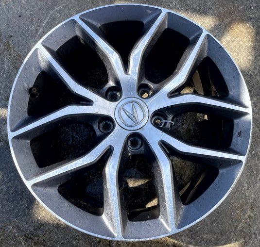 ACURA ILX 17X7J 5 Y SPOKE MACHINED FACE SILVER ALLOY WHEEL RIM 2019-2022
