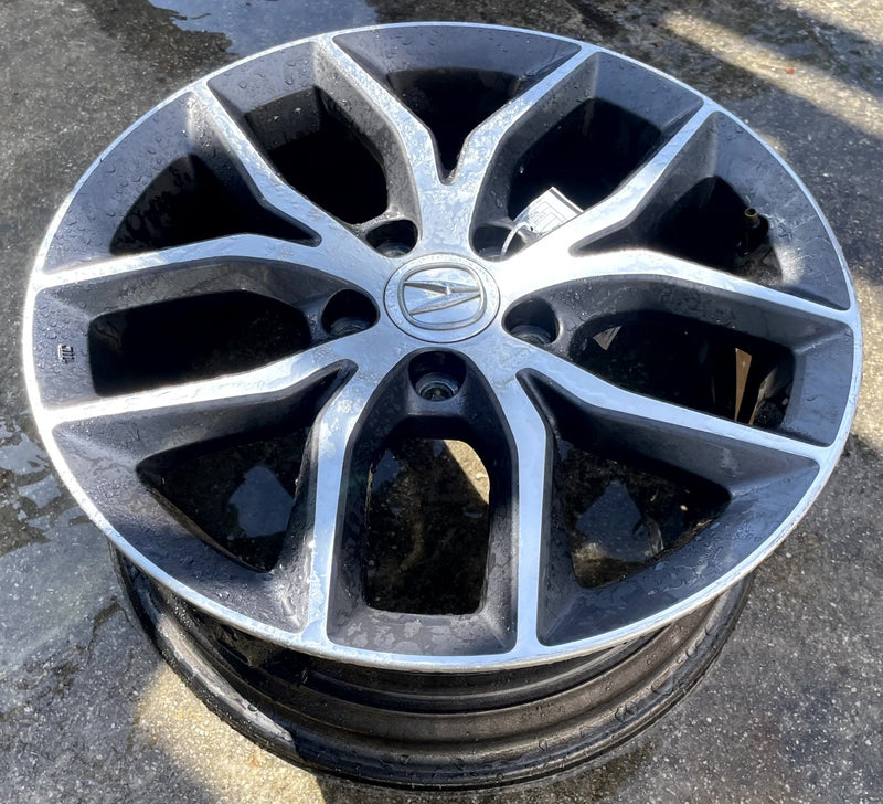Load image into Gallery viewer, ACURA ILX 17X7J 5 Y SPOKE MACHINED FACE SILVER ALLOY WHEEL RIM 2019-2022 #113691

