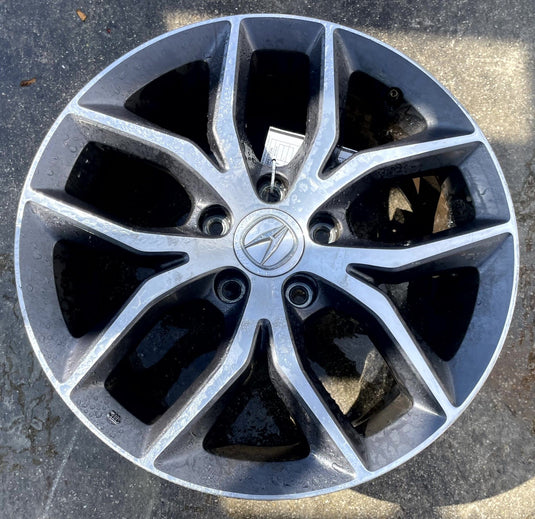 ACURA ILX 17X7J 5 Y SPOKE MACHINED FACE SILVER ALLOY WHEEL RIM 2019-2022