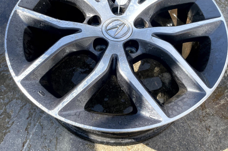 Load image into Gallery viewer, ACURA ILX 17X7J 5 Y SPOKE MACHINED FACE SILVER ALLOY WHEEL RIM 2019-2022 #113691
