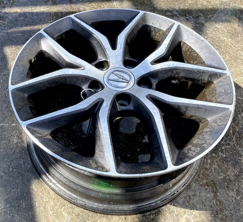 Load image into Gallery viewer, ACURA ILX 17X7J 5 Y SPOKE MACHINED FACE SILVER ALLOY WHEEL RIM 2019-2022 #113692
