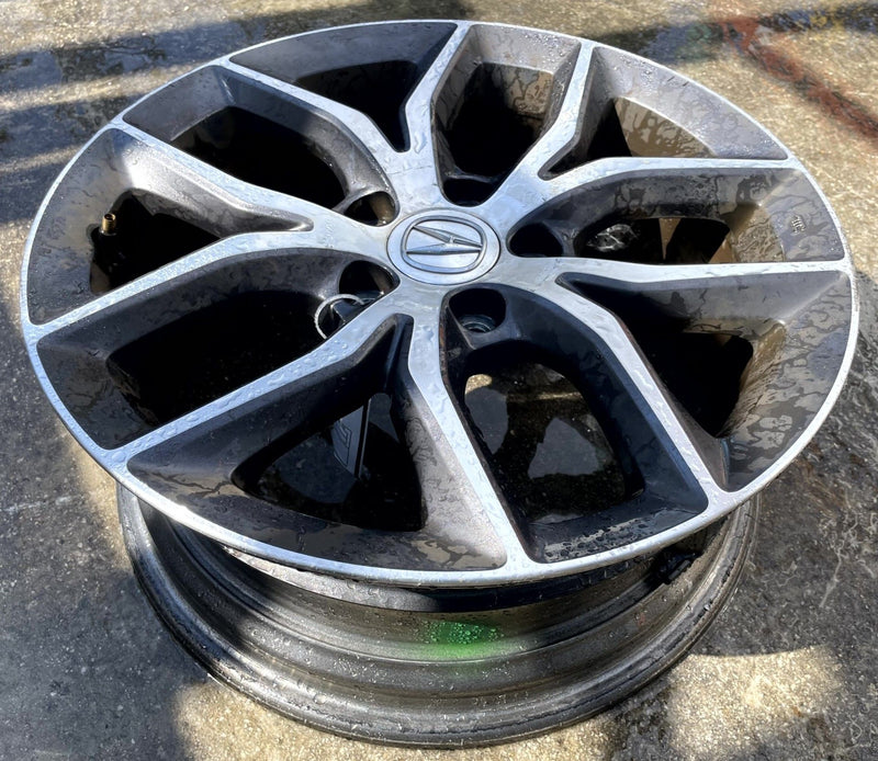 Load image into Gallery viewer, ACURA ILX 17X7J 5 Y SPOKE MACHINED FACE SILVER ALLOY WHEEL RIM 2019-2022 #113692
