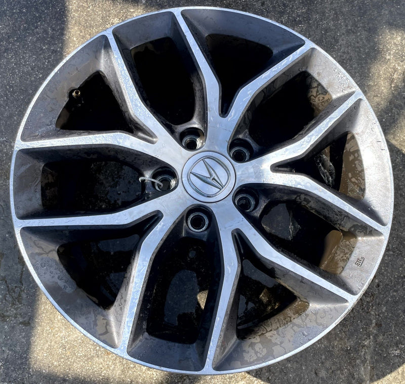 Load image into Gallery viewer, ACURA ILX 17X7J 5 Y SPOKE MACHINED FACE SILVER ALLOY WHEEL RIM 2019-2022 #113692
