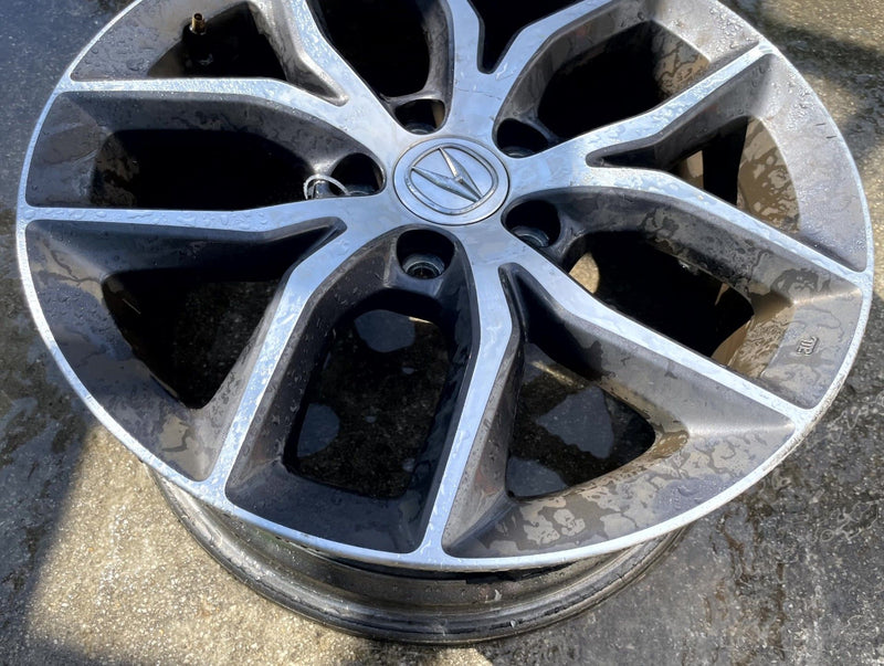 Load image into Gallery viewer, ACURA ILX 17X7J 5 Y SPOKE MACHINED FACE SILVER ALLOY WHEEL RIM 2019-2022 #113692
