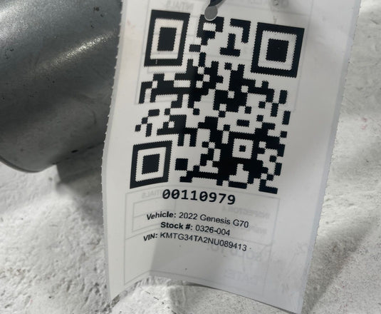 2019 - 2023 GENESIS G70 ENGINE IGNITION STARTER MOTOR ASSEMBLY 2.0L
