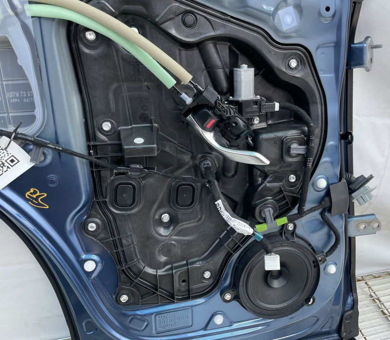 Load image into Gallery viewer, MAZDA CX-5 REAR LEFT DRIVER SIDE DOOR SHELL ASSEMBLY BLUE (45B) 2017-25 # 111174

