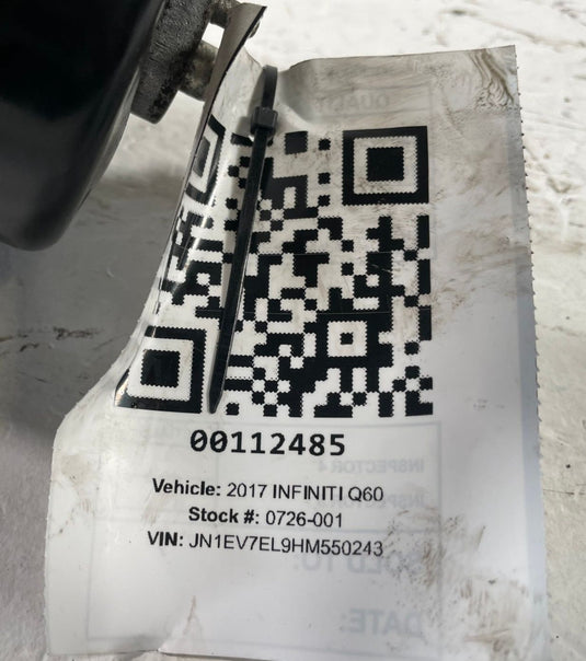 2017-2022 INFINITI Q60 FRONT LH OR RH SIDE ENGINE MOTOR MOUNT INSULATOR