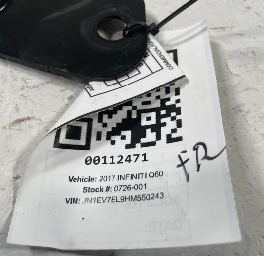 2017 - 2022 INFINITI Q60 FRONT RIGHT SIDE HOOD LATCH LOCK MOUNT BRACKET