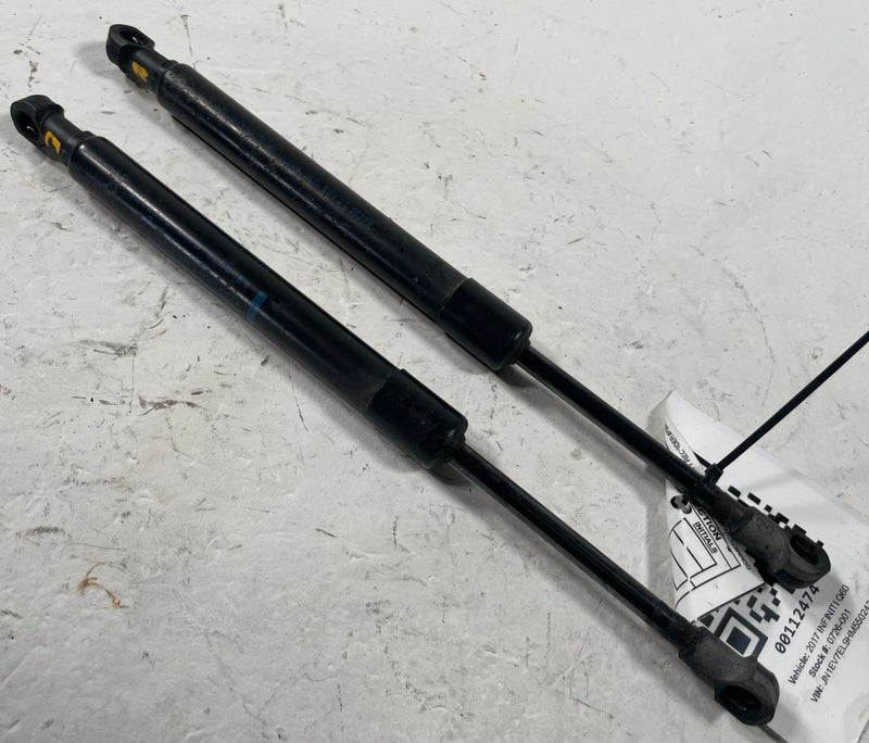 Load image into Gallery viewer, 17-22 INFINITI Q60 LH &amp; RH TRUNK DECK LID LIFT SUPPORT CYLINDER STRUT # 112474
