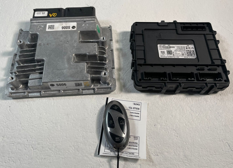 Load image into Gallery viewer, 24-25 SANTA FE FWD ENGINE &amp; BODY CONTROL MODULE ECM BCM W/ KEY FOB 2.5L # 106903
