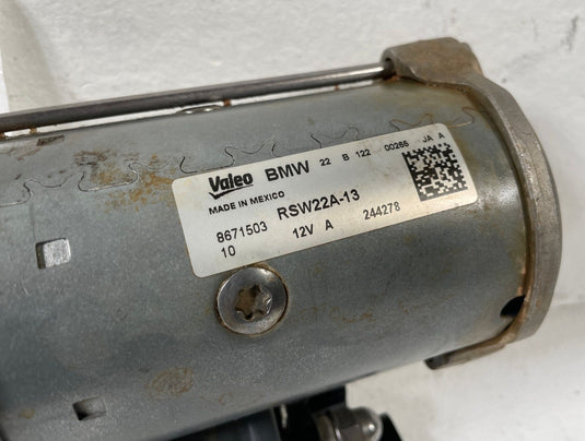 2020 - 2024 BMW X3 G01 ENGINE IGNITION STARTER MOTOR UNIT 12V