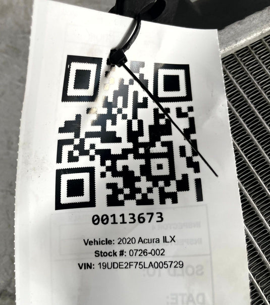 16-22 ACURA ILX ENGINE COOLANT COOLING RADIATOR ASSEMBLY 19010-R4H-A02