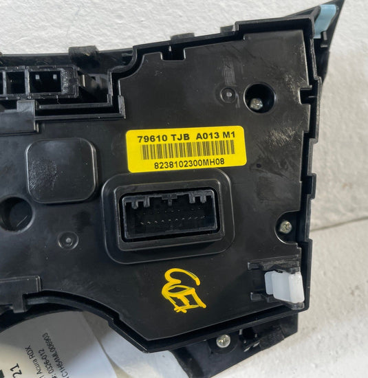 2019-2025 ACURA RDX DASH HVAC CLIMATE TEMPERATURE CONTROL SWITCH PANEL