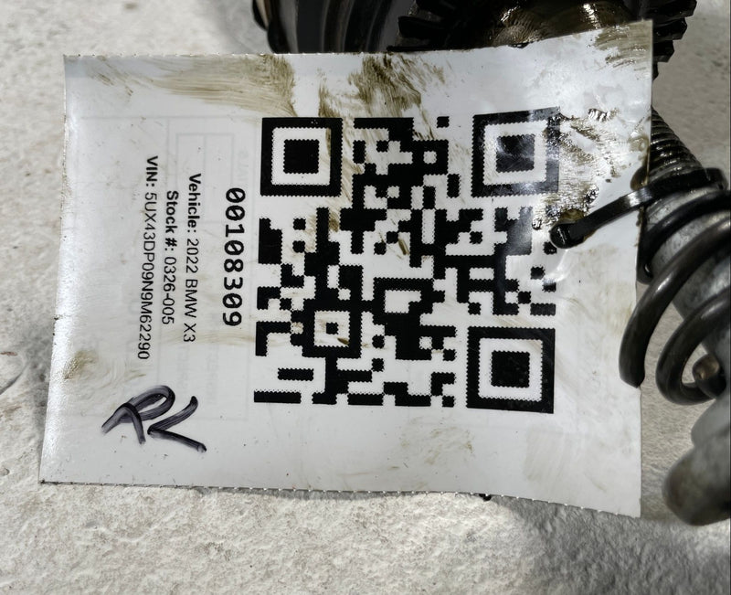 Load image into Gallery viewer, 2018-2024 BMW X3 G01 REAR RIGHT PASSENGER SIDE AXLE SHAFT HALFSHAFT 2.0L #108309
