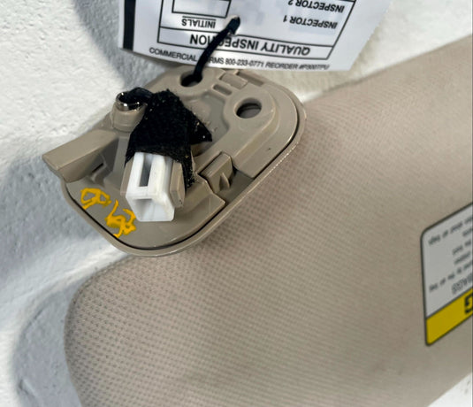 2019 - 2025 GENESIS G70 FRONT RIGHT PASSENGER SIDE SUNVISOR SUN VISOR