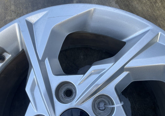 HYUNDAI TUCSON 17x7 5 SPOKE SILVER ALLOY WHEEL W/TIRE (ONLY#1) 22-24 # 113735
