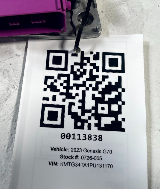 2022 - 2023 GENESISI G70 RESTRAINT DIAGNOSTIC CONTROL MODULE UNIT