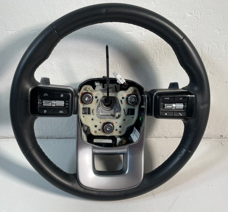 Load image into Gallery viewer, 2024-2025 HYUNDAI SANTA FE STEERING WHEEL W/MULTIFUNCTION SWITCHES BLACK #106929
