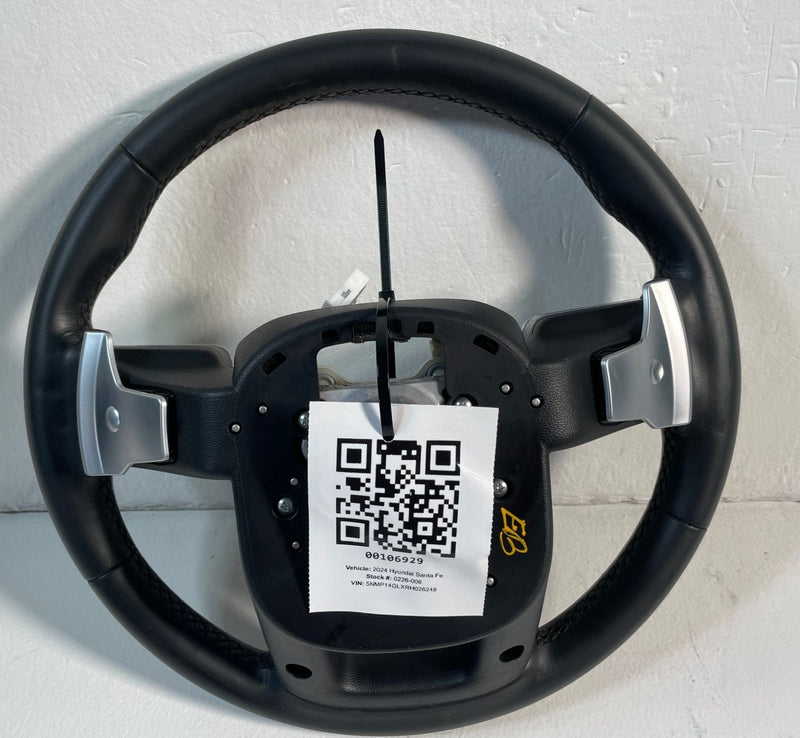 Load image into Gallery viewer, 2024-2025 HYUNDAI SANTA FE STEERING WHEEL W/MULTIFUNCTION SWITCHES BLACK #106929
