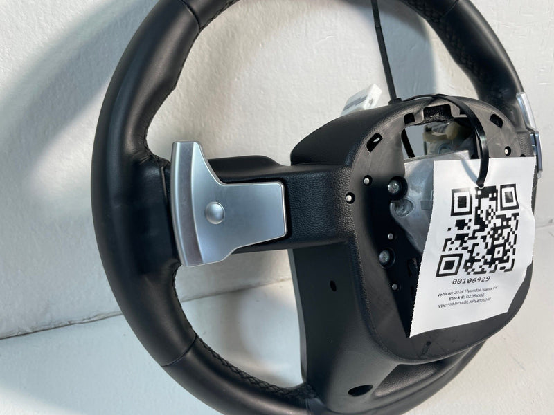 Load image into Gallery viewer, 2024-2025 HYUNDAI SANTA FE STEERING WHEEL W/MULTIFUNCTION SWITCHES BLACK #106929
