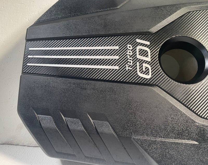 Load image into Gallery viewer, 2019 - 2023 GENESIS G70 ENGINE MOTOR APPEARANCE TOP COVER PANEL 2.0L # 113908

