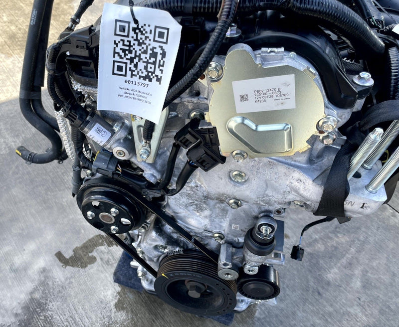 Load image into Gallery viewer, MAZDA CX-5 AWD ENGINE MOTOR ASSEMBLY AUTOMATIC 2.5L 35K MILES 2018-2023 # 113797
